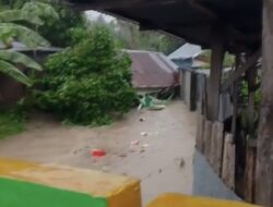 Banjir Terjang Labuan dan Wani, Sejumlah Rumah Hanyut